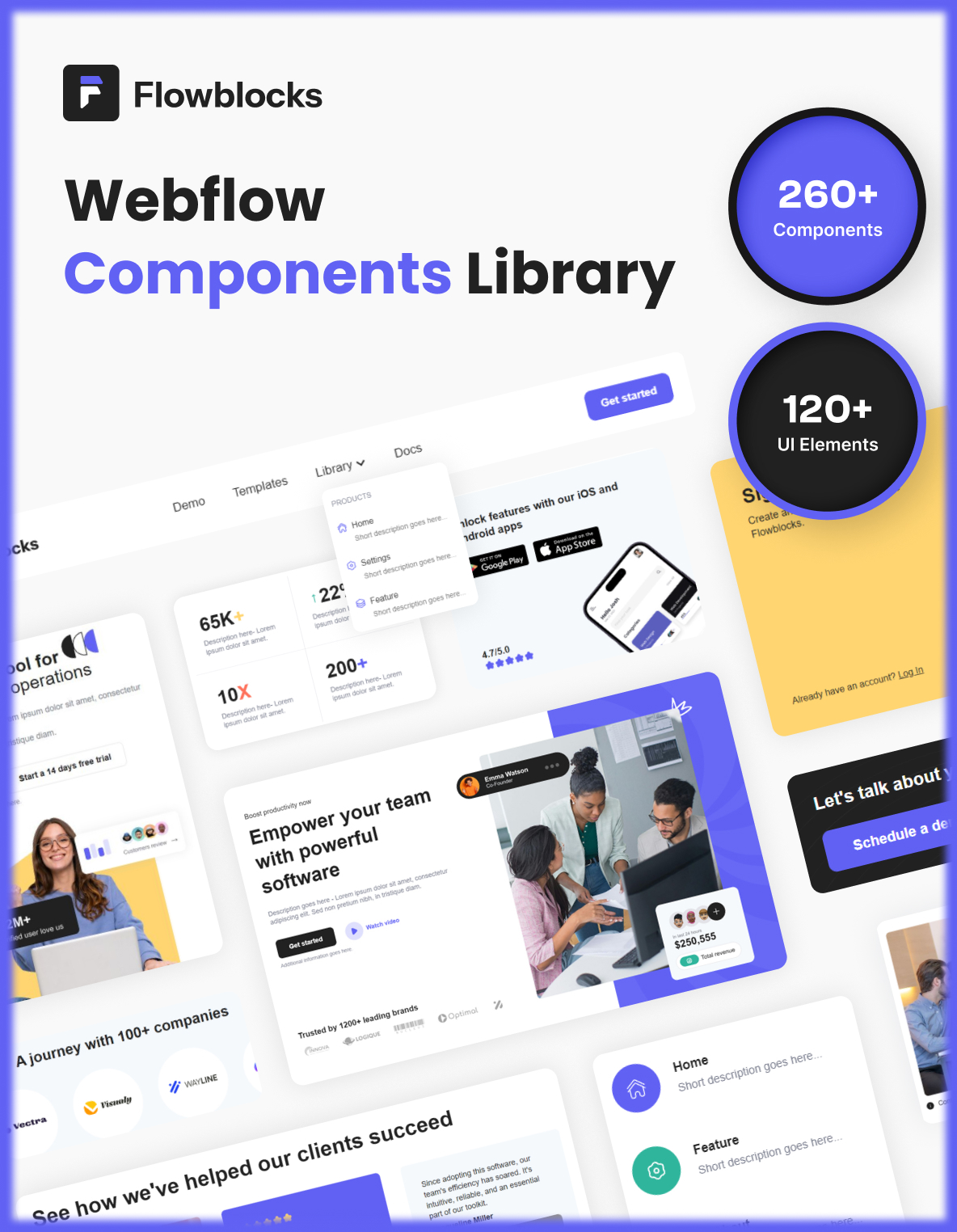 Flowblocks Components Library